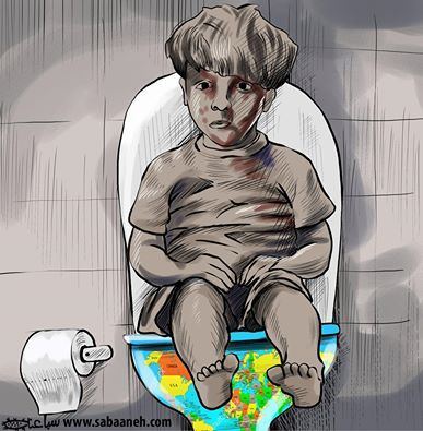 كاريكاتير الفنان محمد سباعنة